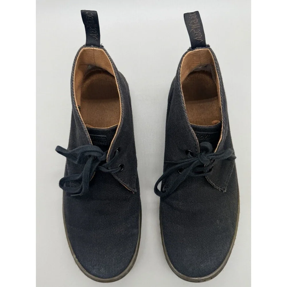 Dr. Martens Mayport Black Canvas Lace Up Chukka Boots – Men’s 8 / Women’s 9